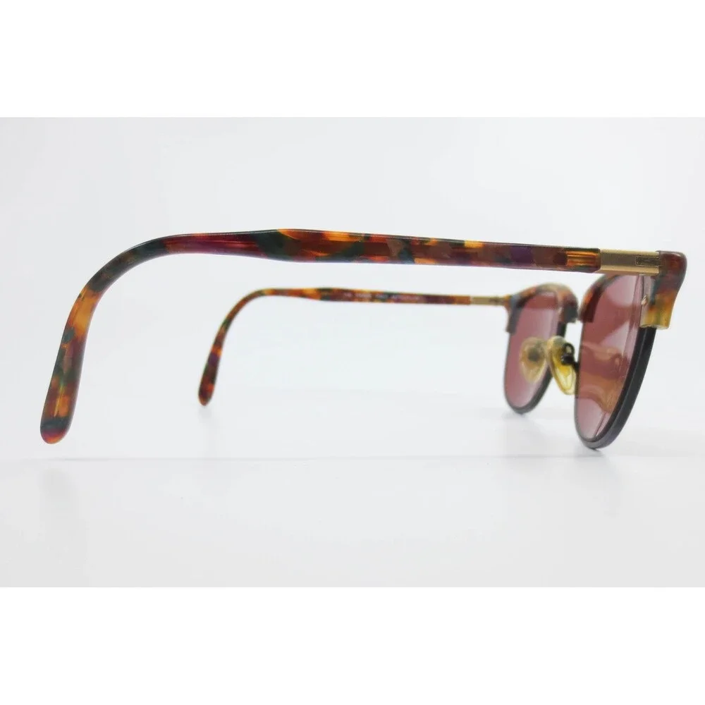 BerDel Sferoflex PAT TREND Aztecplum Tortoise Shell Clubmaster Frames Italy